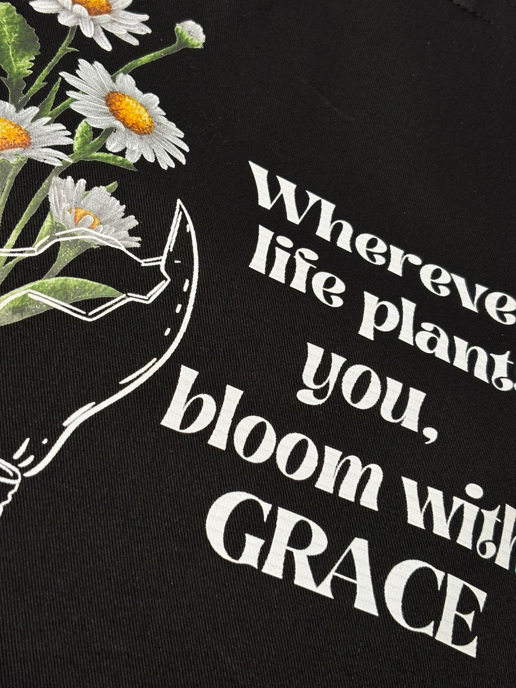 The "Bloom With Grace" Resilient Daisy Tote Bag