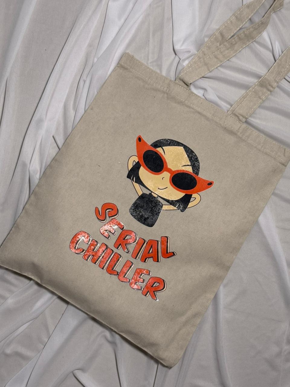 The Serial Chiller Tote: Cool Vibes & Cartoon Style