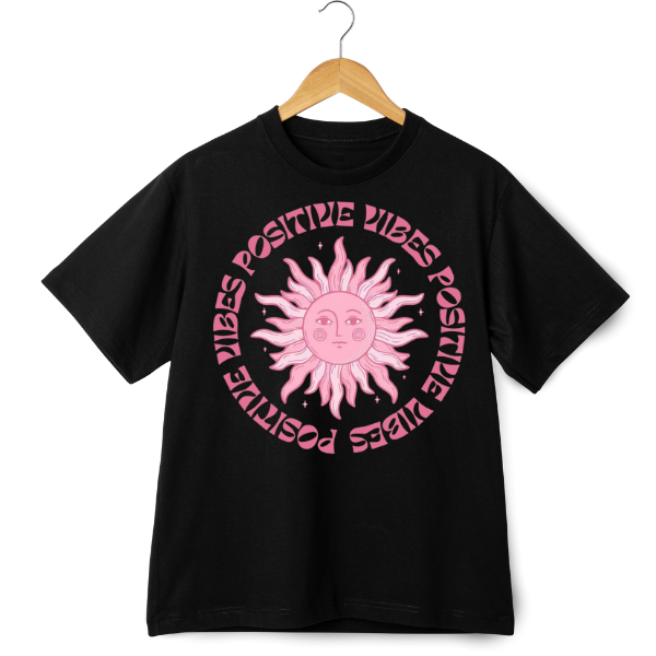 Positive Vibes Oversized T-Shirt