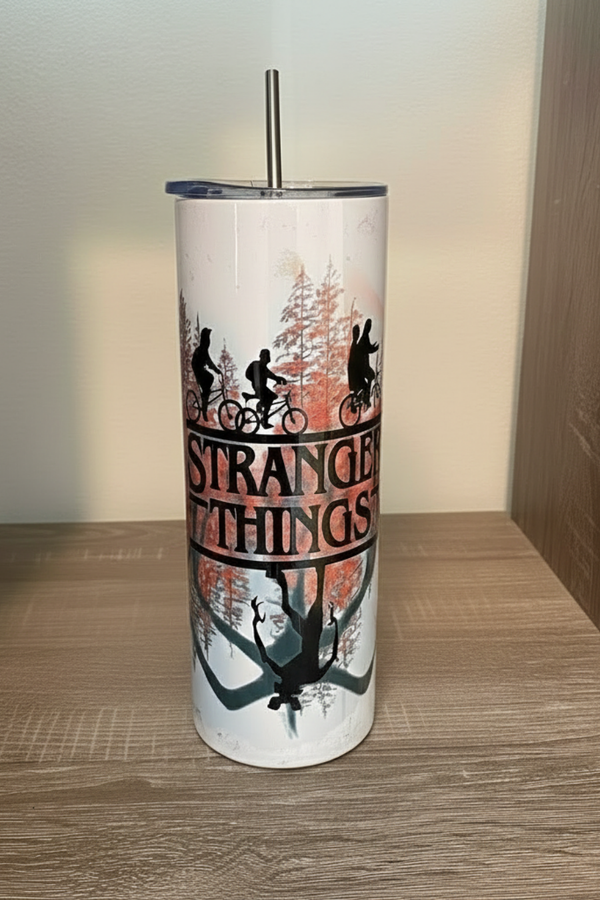 Stranger Things Kids on Bikes Stainless Steel Tumbler