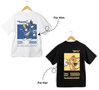 Tom & Jerry Duo: We Are Best Friend Oversized T-Shirts (Set of 2)