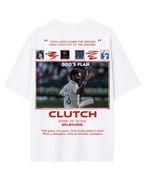VK18 Virat Kohli Oversized T-Shirt | 240 GSM Premium Cotton Terry | White Graphic Back Print | Unisex Streetwear Fan Edition