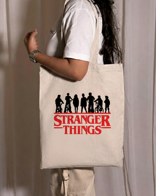 The Iconic Cycle Scene Canvas Shopper