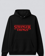 Stranger Things Classic Logo Front / Cast Back Hoodie