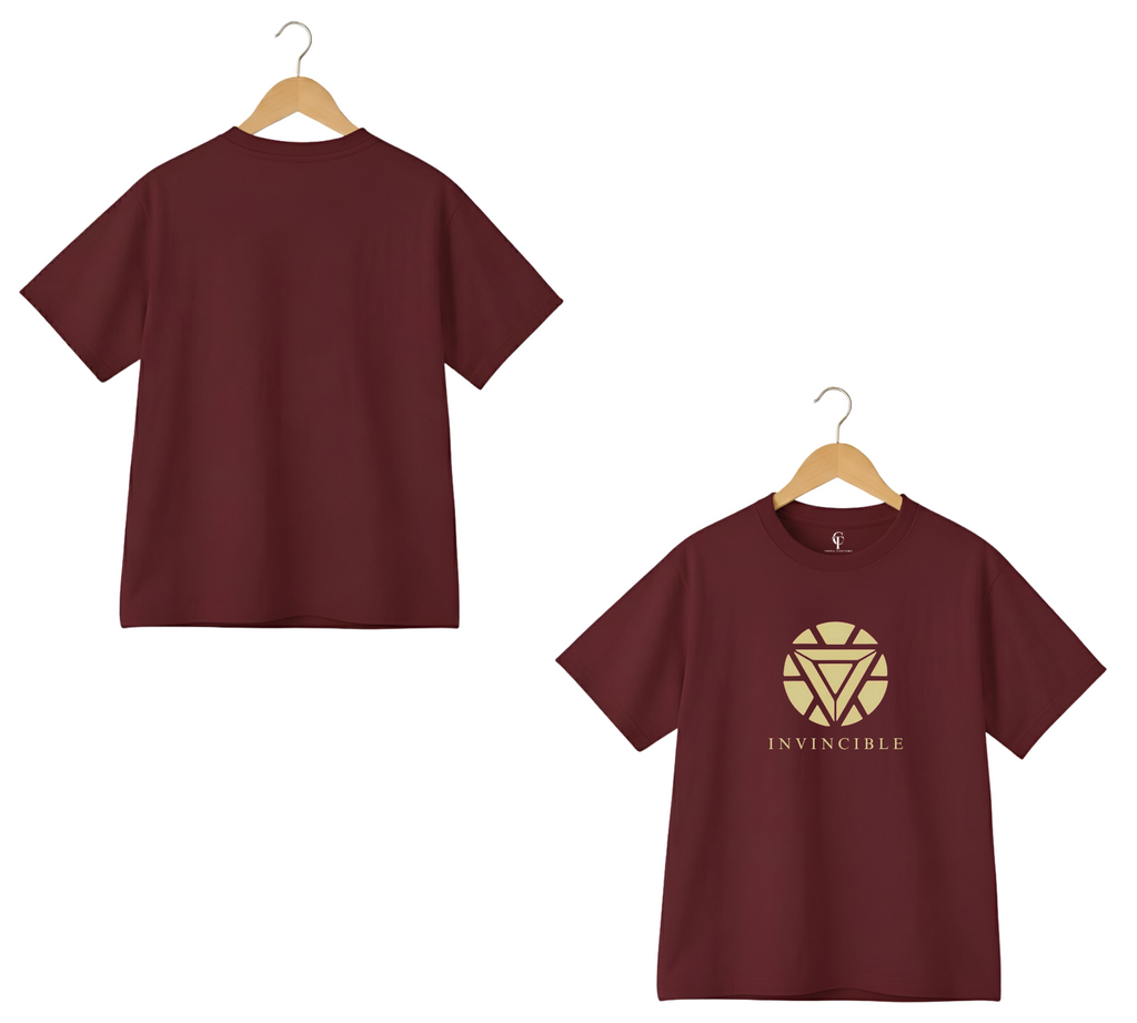 Iron Man Arc Reactor Unisex Oversized T-Shirt