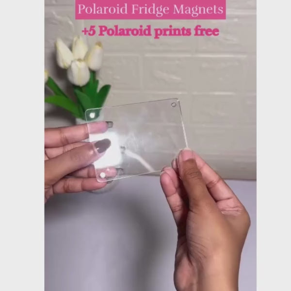 Transparent Acrylic Fridge Magnet