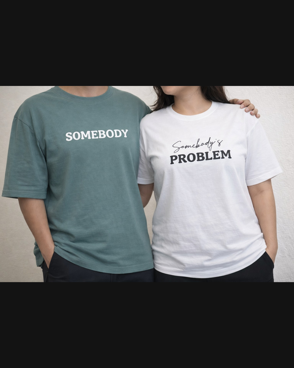 "Somebody's Problem" & "Somebody" Duo Oversize T-Shirt Set