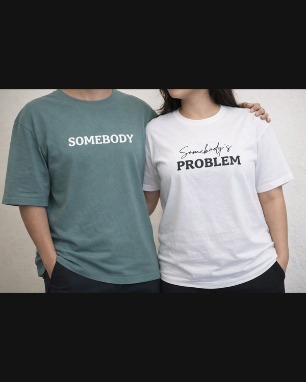 "Somebody's Problem" & "Somebody" Duo Oversize T-Shirt Set